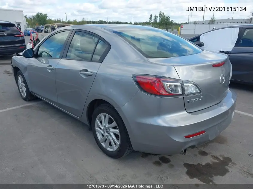 2013 MAZDA 3 VIN JM1BL1V72D1815134 — фото 3
