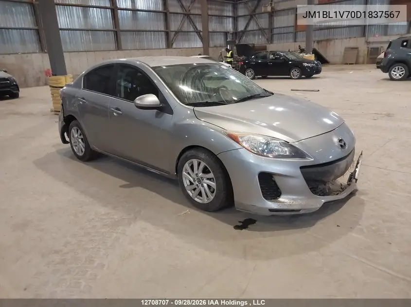 MAZDA 3 2013, VIN JM1BL1V70D1837567