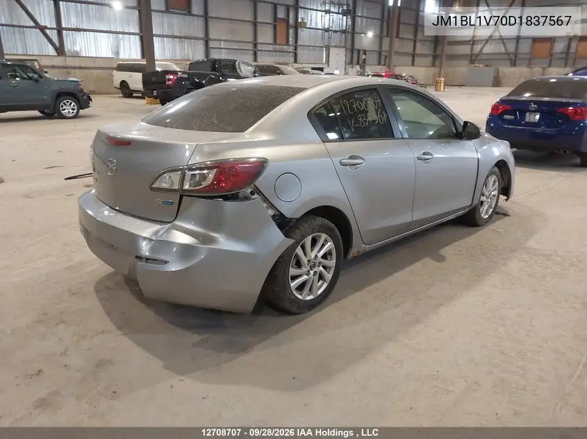 2013 MAZDA 3 VIN JM1BL1V70D1837567 — фото 4