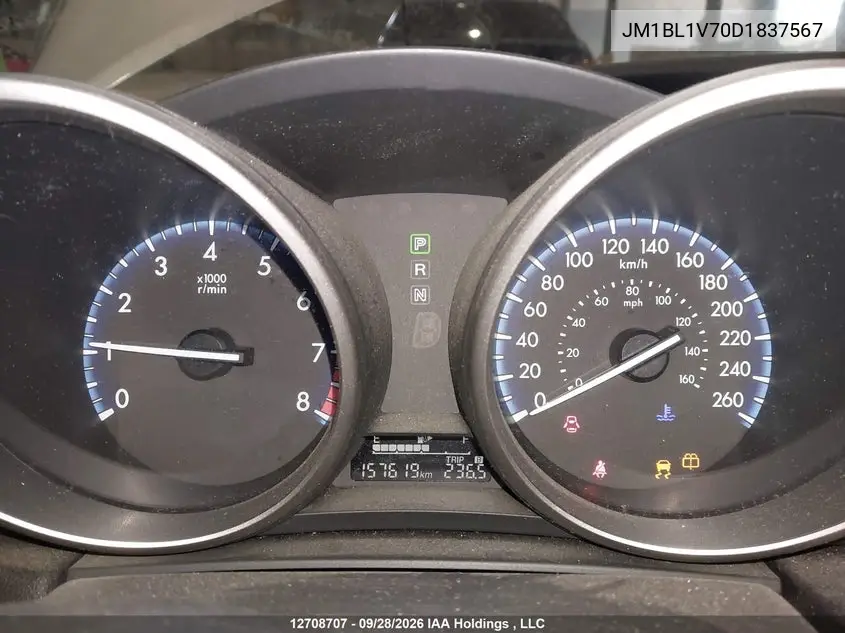 2013 MAZDA 3 VIN JM1BL1V70D1837567 — фото 7