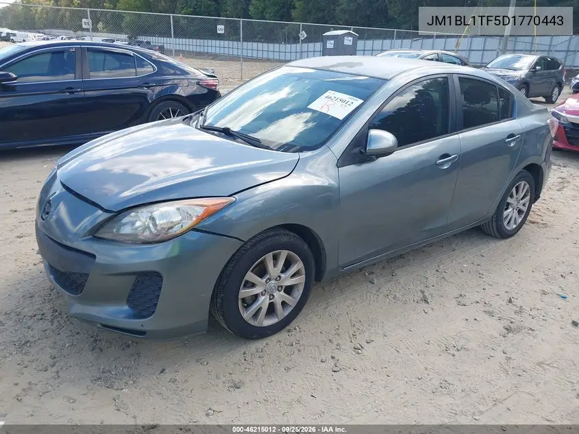 2013 MAZDA 3 VIN JM1BL1TF5D1770443 — фото 2