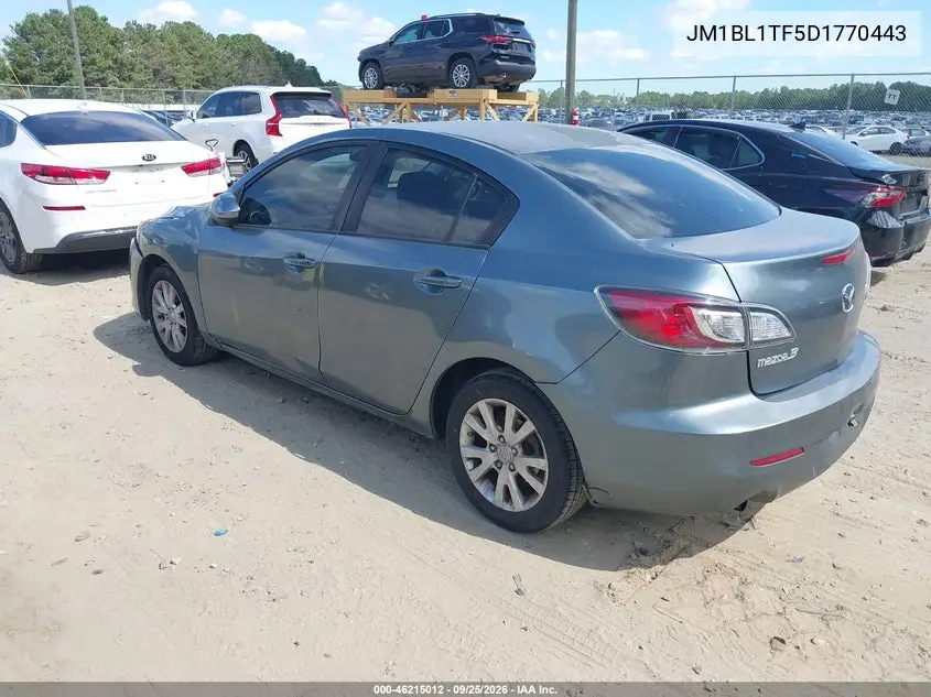2013 MAZDA 3 VIN JM1BL1TF5D1770443 — фото 3