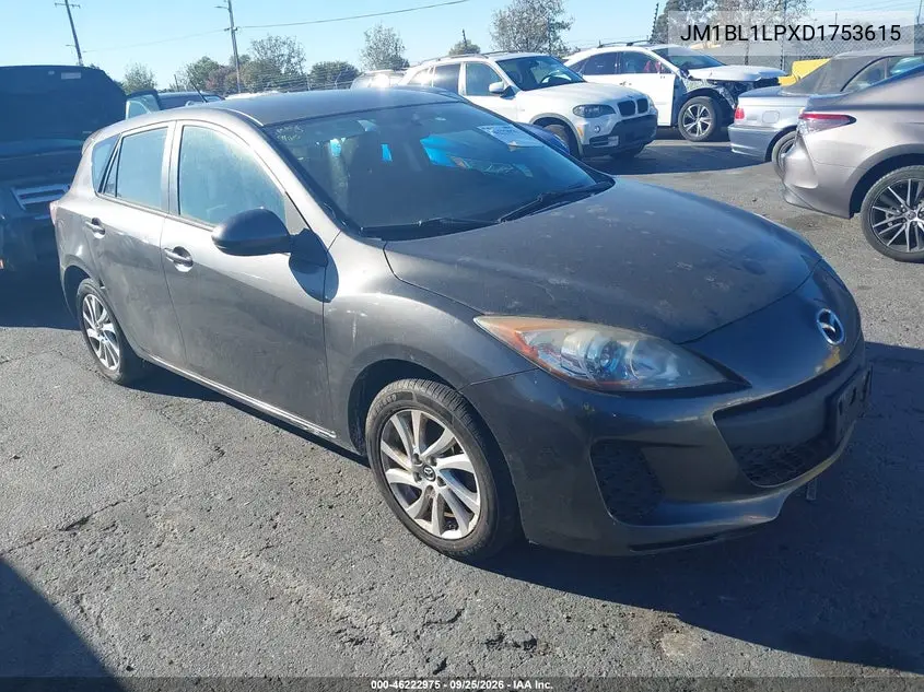 MAZDA 3 2013, VIN JM1BL1LPXD1753615