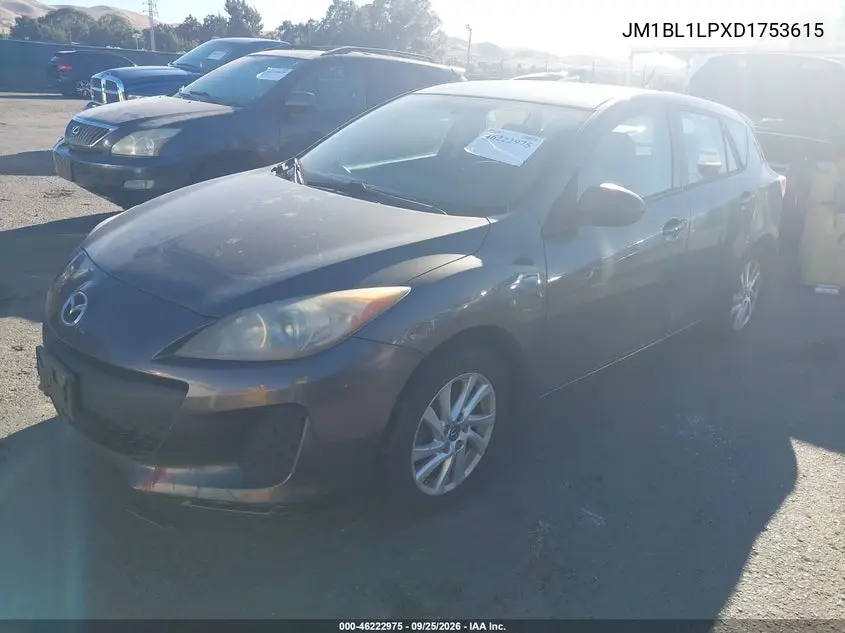2013 MAZDA 3 VIN JM1BL1LPXD1753615 — фото 2