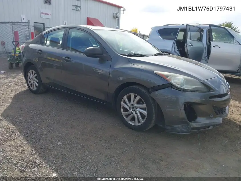 MAZDA 3 2013, VIN JM1BL1W76D1797431