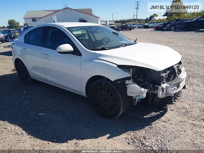 MAZDA 3 2013, VIN JM1BL1UP5D1849120