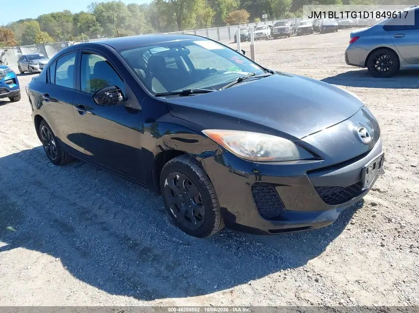 MAZDA 3 2013, VIN JM1BL1TG1D1849617
