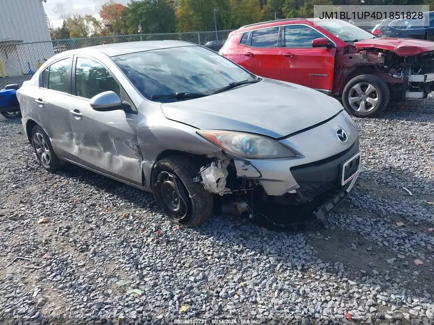 MAZDA 3 2013, VIN JM1BL1UP4D1851828