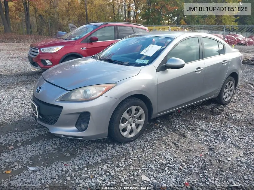 2013 MAZDA 3 VIN JM1BL1UP4D1851828 — фото 2