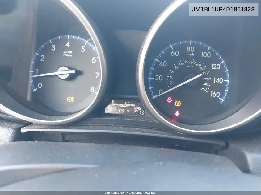 2013 MAZDA 3 VIN JM1BL1UP4D1851828 — фото 7