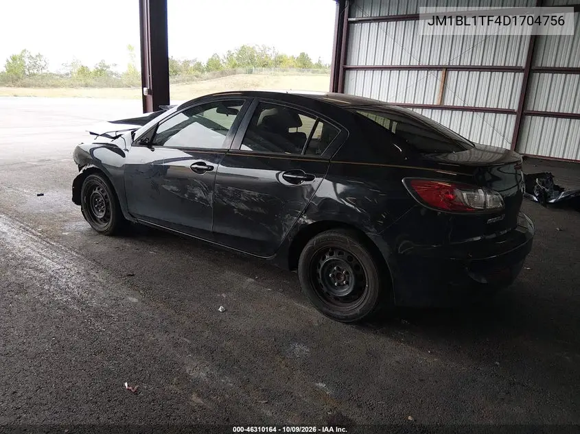 2013 MAZDA 3 VIN JM1BL1TF4D1704756 — фото 3