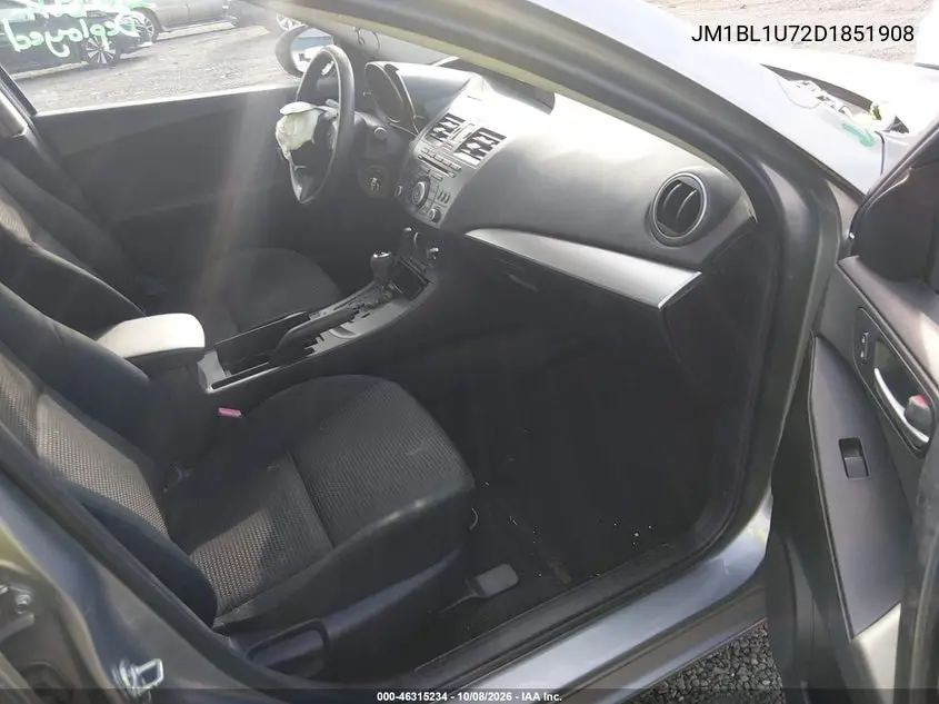 2013 MAZDA 3 VIN JM1BL1U72D1851908 — фото 5