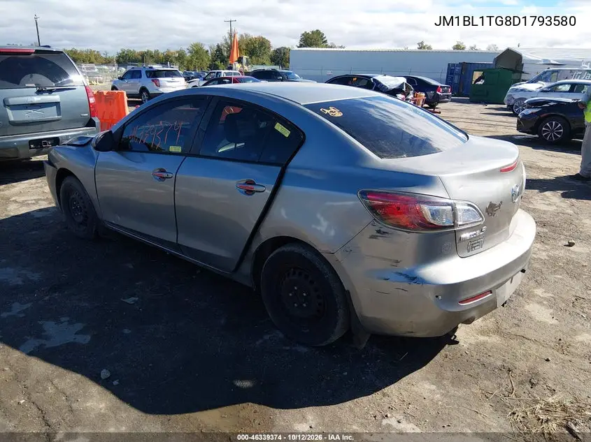 2013 MAZDA 3 VIN JM1BL1TG8D1793580 — фото 3