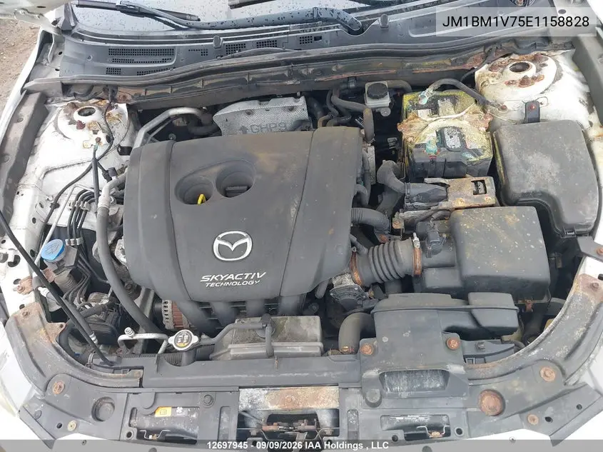 2014 MAZDA 3 VIN JM1BM1V75E1158828 — фото 10