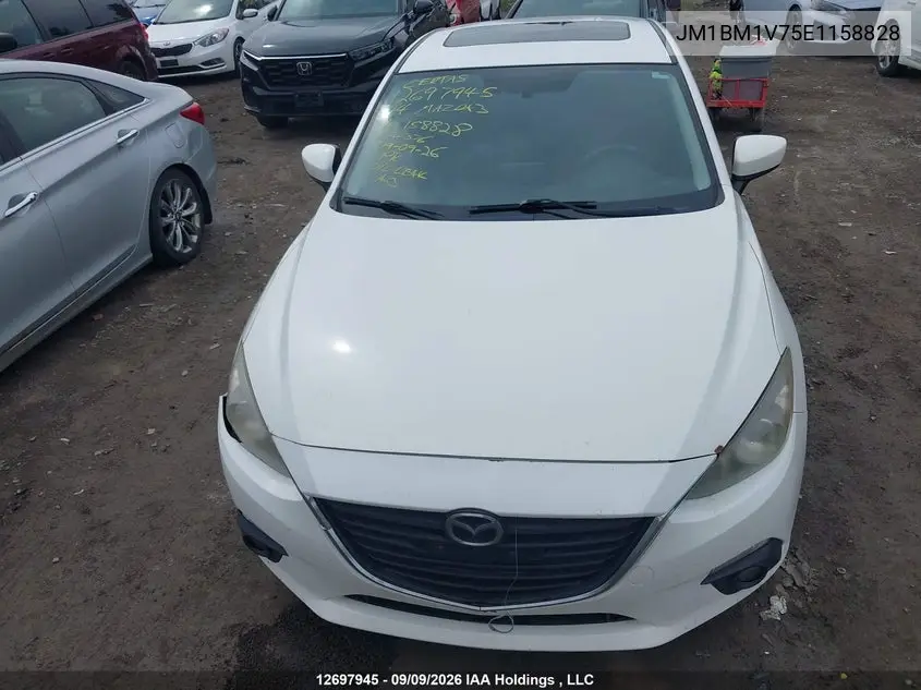 2014 MAZDA 3 VIN JM1BM1V75E1158828 — фото 12