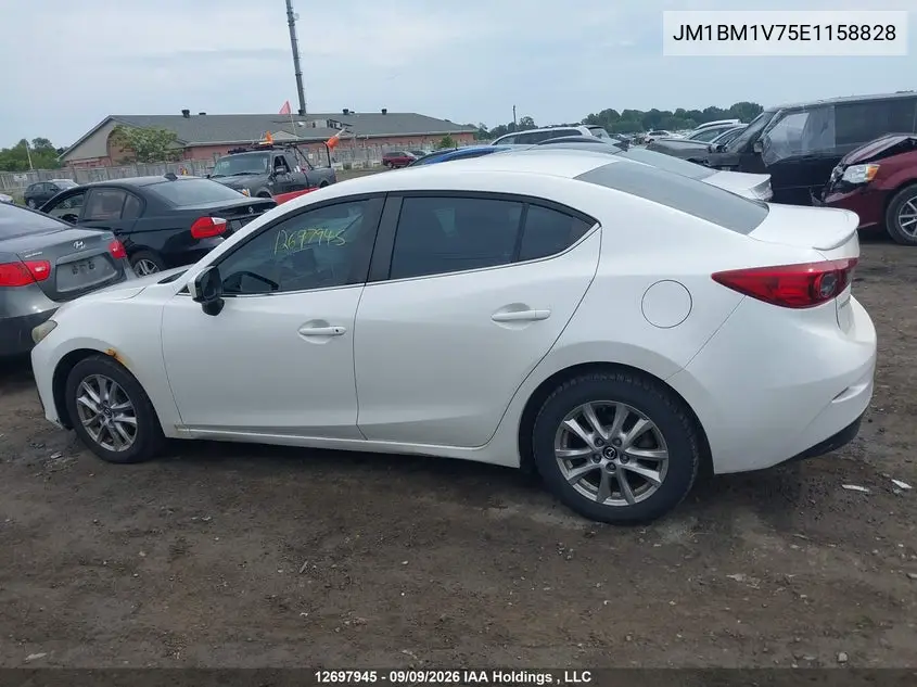 2014 MAZDA 3 VIN JM1BM1V75E1158828 — фото 14