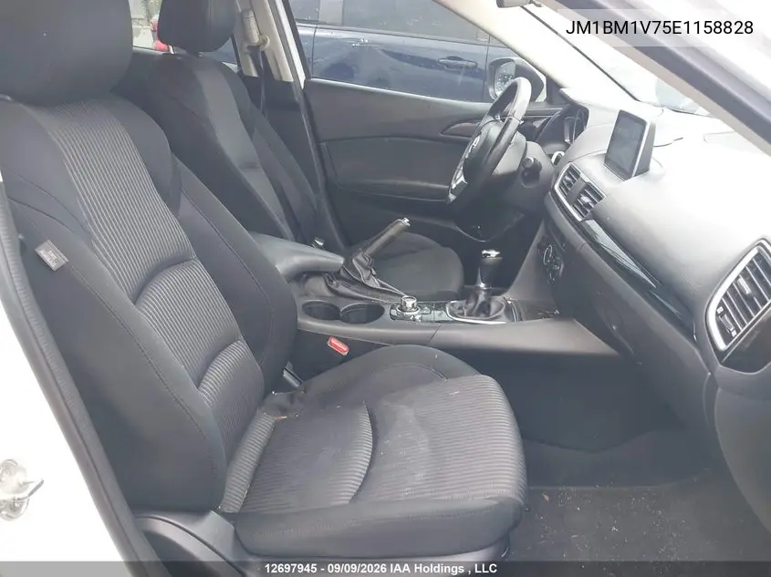2014 MAZDA 3 VIN JM1BM1V75E1158828 — фото 5