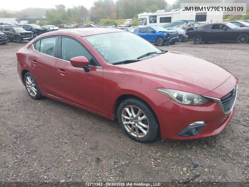 MAZDA 3 2014, VIN JM1BM1V79E1163109