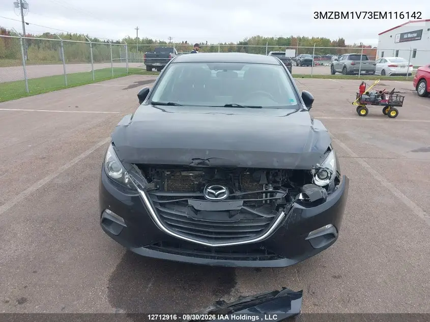 2014 MAZDA 3 VIN 3MZBM1V73EM116142 — фото 12