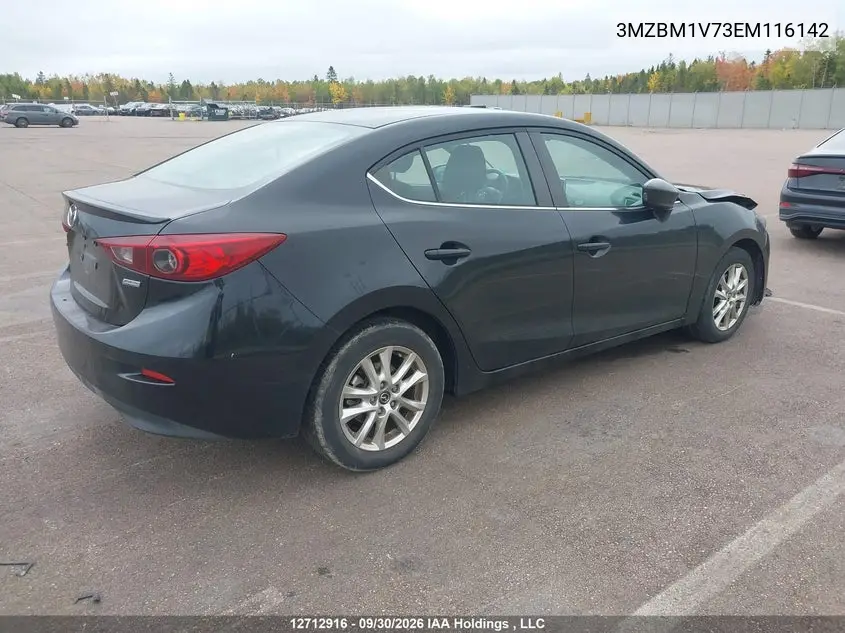 2014 MAZDA 3 VIN 3MZBM1V73EM116142 — фото 4