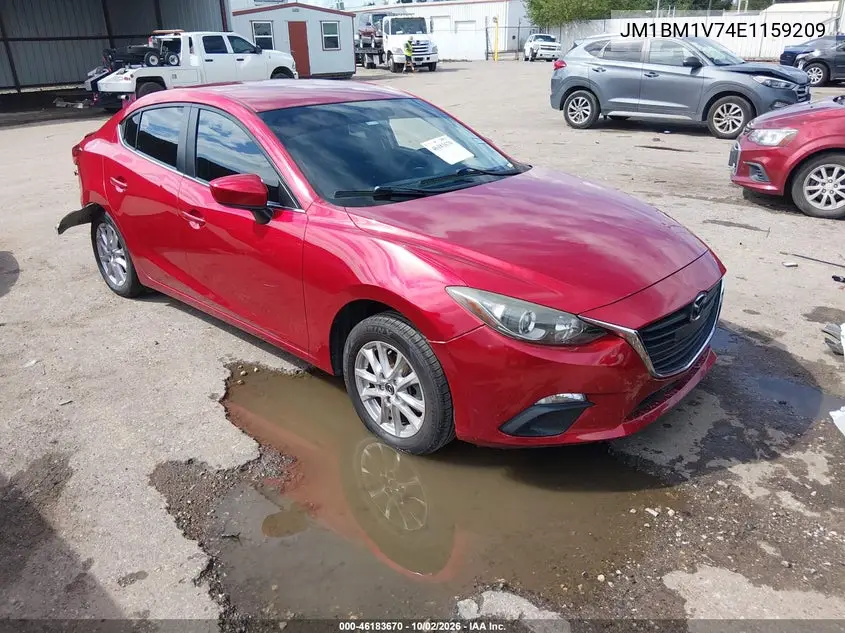 MAZDA 3 2014, VIN JM1BM1V74E1159209