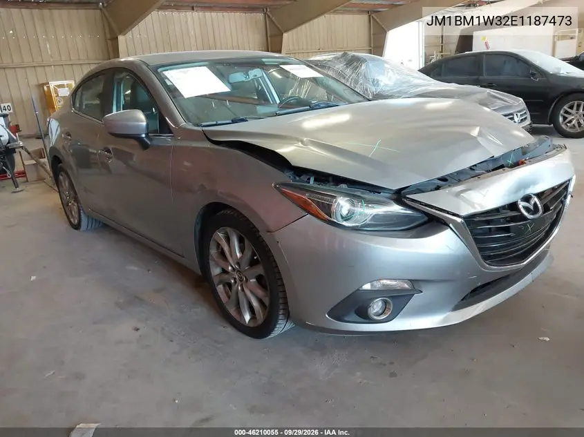 MAZDA 3 2014, VIN JM1BM1W32E1187473