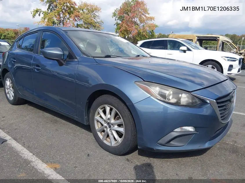 MAZDA 3 2014, VIN JM1BM1L70E1206335