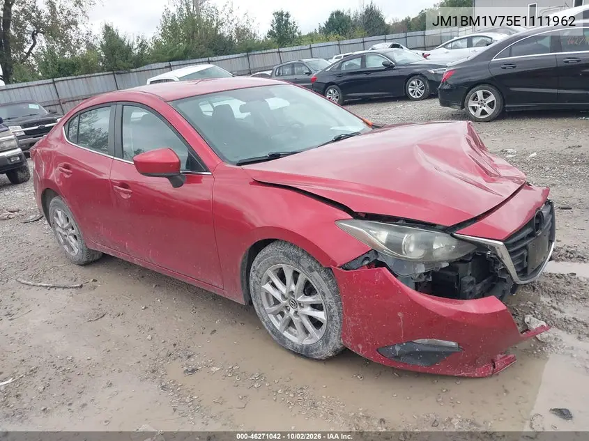 MAZDA 3 2014, VIN JM1BM1V75E1111962