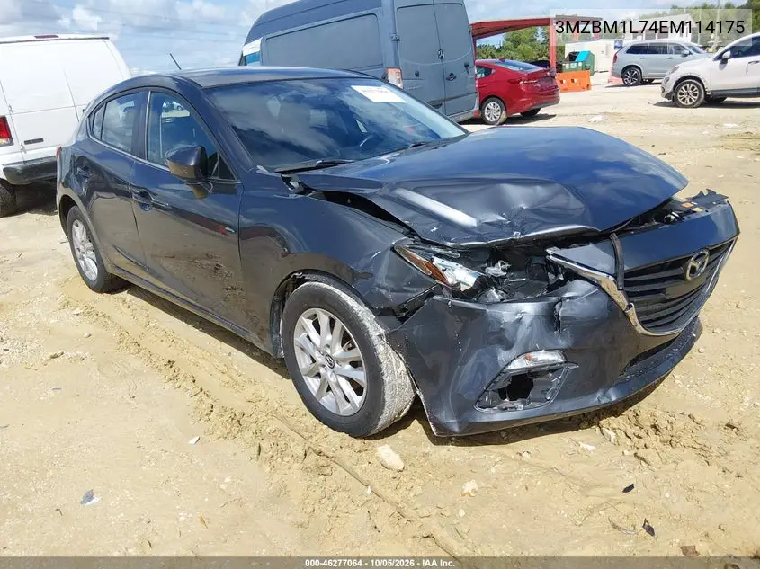 MAZDA 3 2014, VIN 3MZBM1L74EM114175