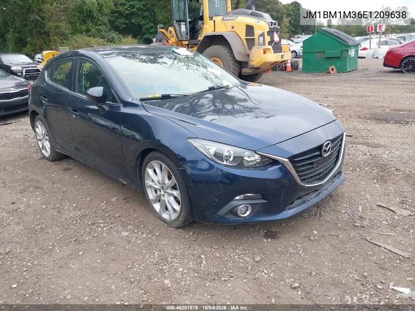 MAZDA 3 2014, VIN JM1BM1M36E1209638