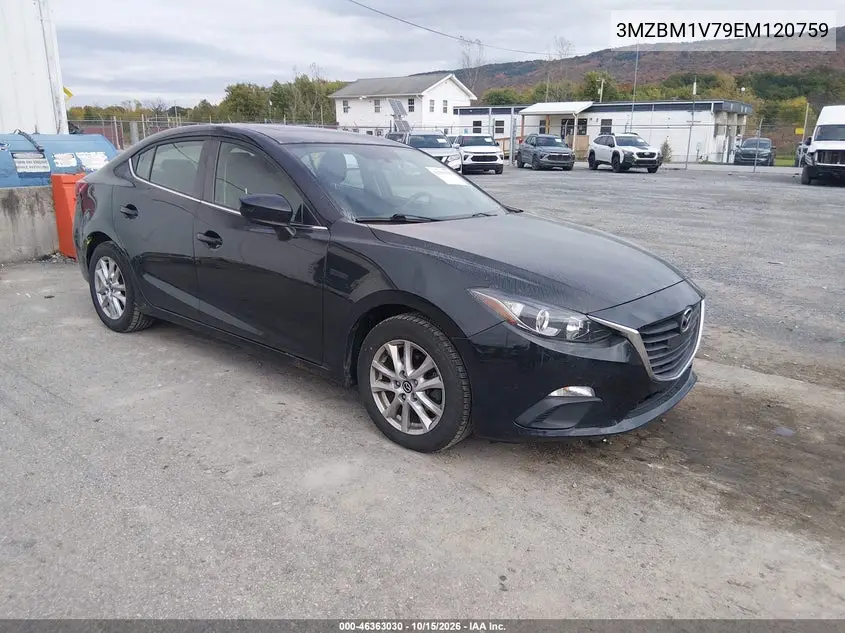 MAZDA 3 2014, VIN 3MZBM1V79EM120759