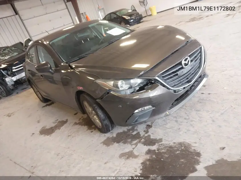 MAZDA 3 2014, VIN JM1BM1L79E1172802