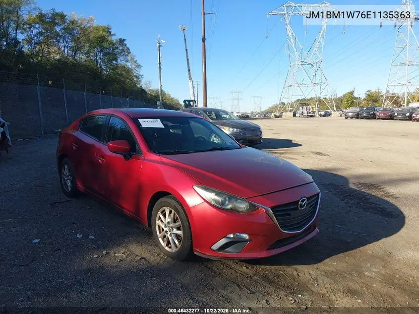 MAZDA 3 2014, VIN JM1BM1W76E1135363