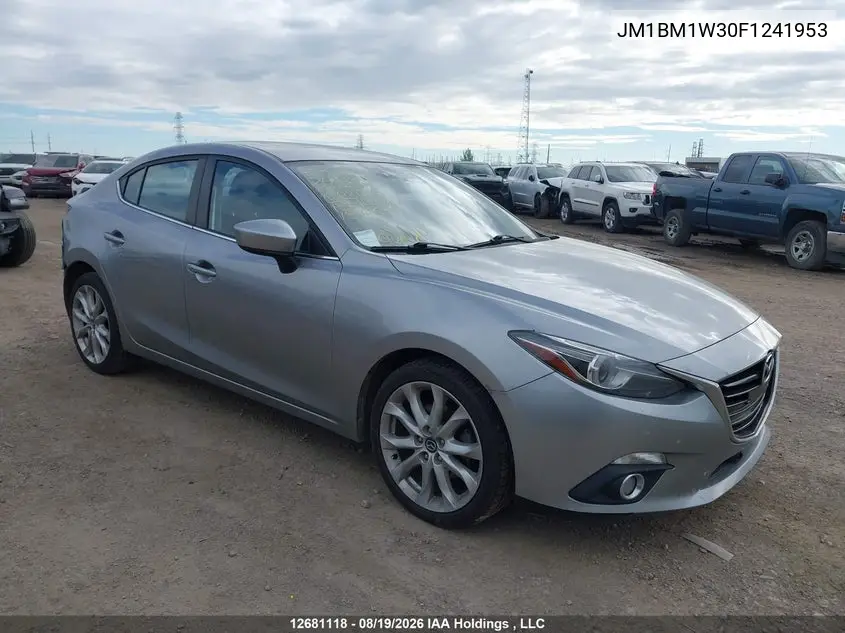 MAZDA 3 2015, VIN JM1BM1W30F1241953