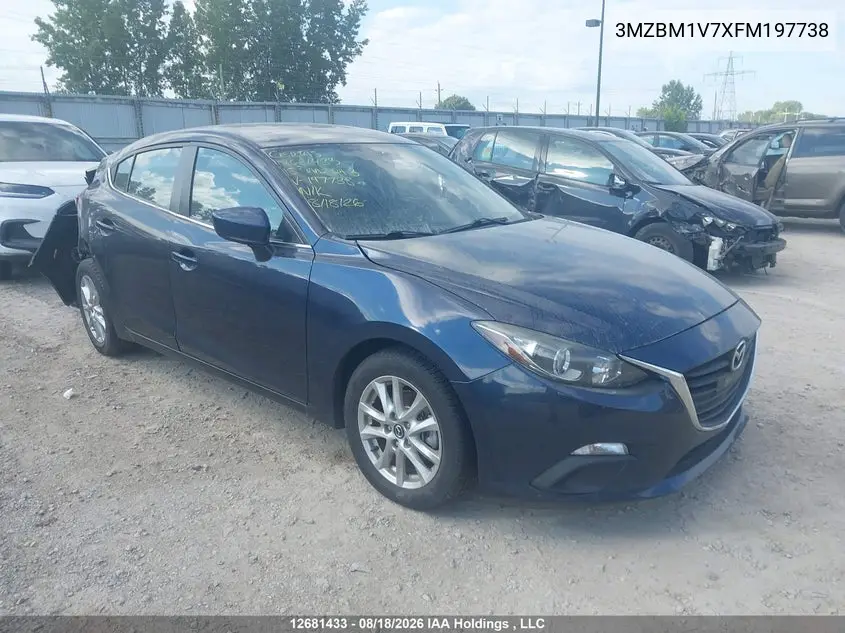 MAZDA 3 2015, VIN 3MZBM1V7XFM197738