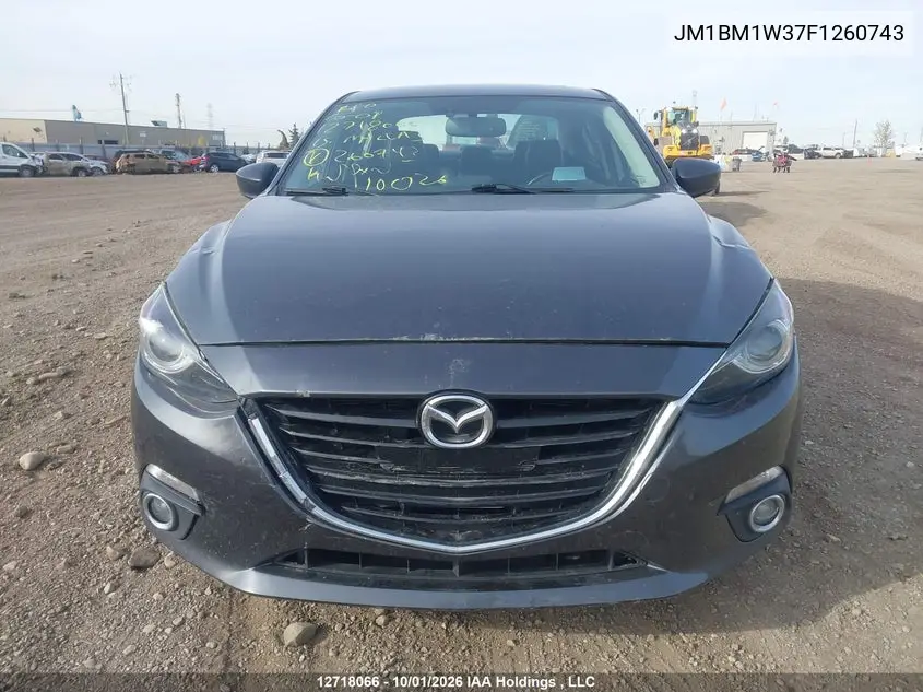 2015 MAZDA 3 VIN JM1BM1W37F1260743 — фото 12