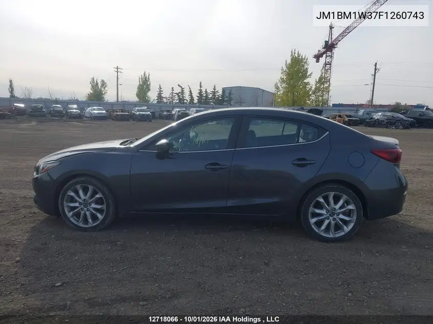 2015 MAZDA 3 VIN JM1BM1W37F1260743 — фото 14