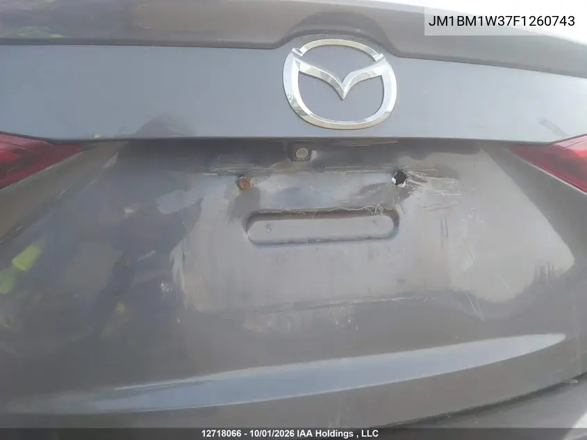 2015 MAZDA 3 VIN JM1BM1W37F1260743 — фото 19