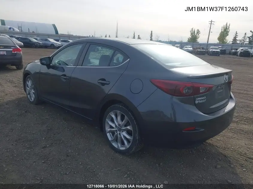2015 MAZDA 3 VIN JM1BM1W37F1260743 — фото 3