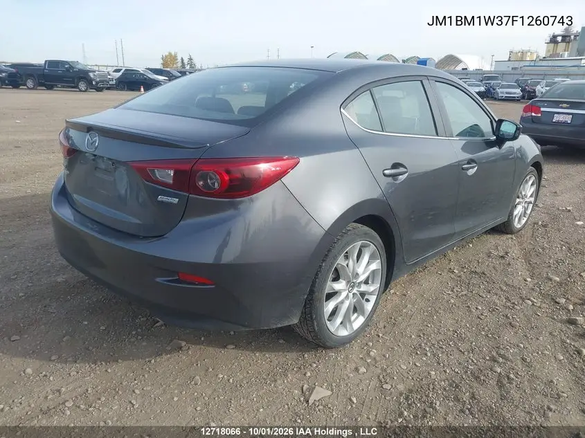 2015 MAZDA 3 VIN JM1BM1W37F1260743 — фото 4