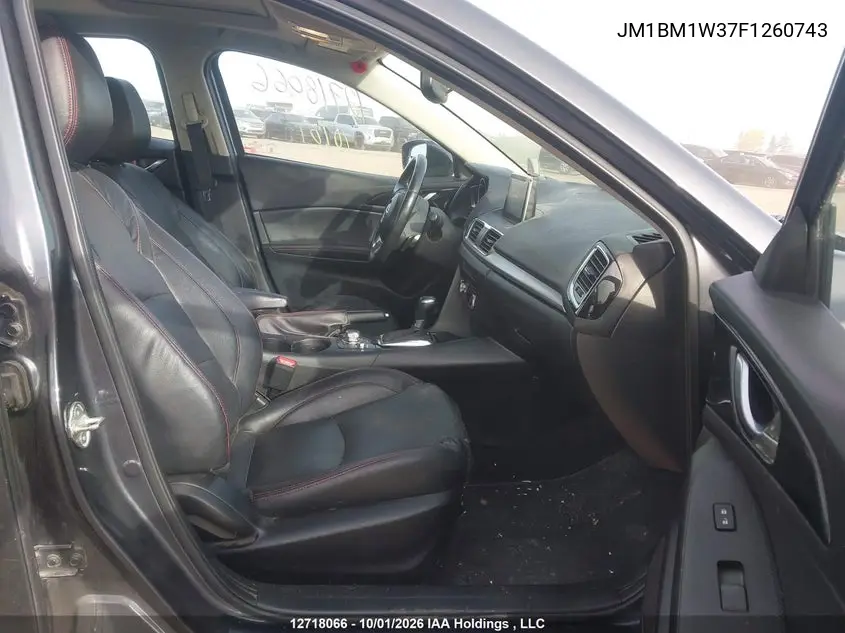 2015 MAZDA 3 VIN JM1BM1W37F1260743 — фото 5