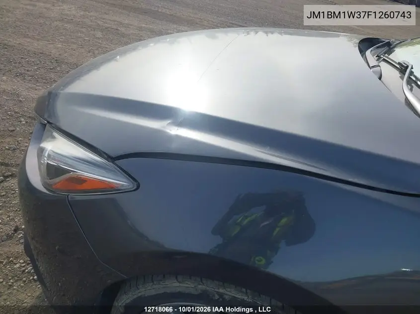 2015 MAZDA 3 VIN JM1BM1W37F1260743 — фото 6