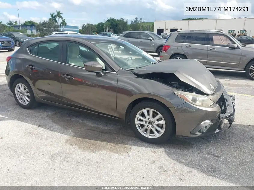 MAZDA 3 2015, VIN 3MZBM1L77FM174291