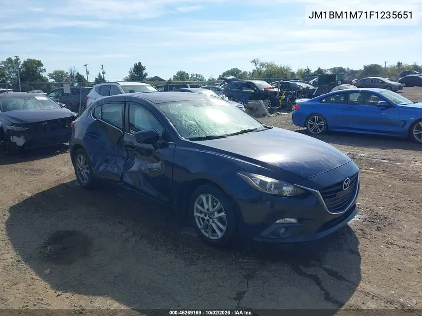 MAZDA 3 2015, VIN JM1BM1M71F1235651