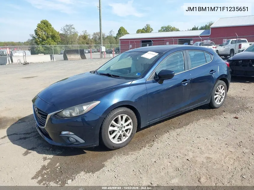2015 MAZDA 3 VIN JM1BM1M71F1235651 — фото 2