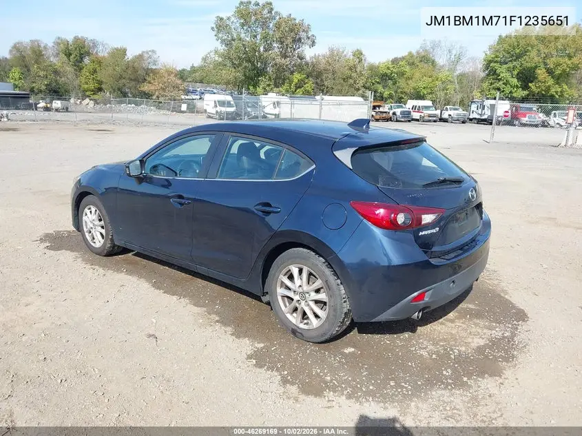 2015 MAZDA 3 VIN JM1BM1M71F1235651 — фото 3