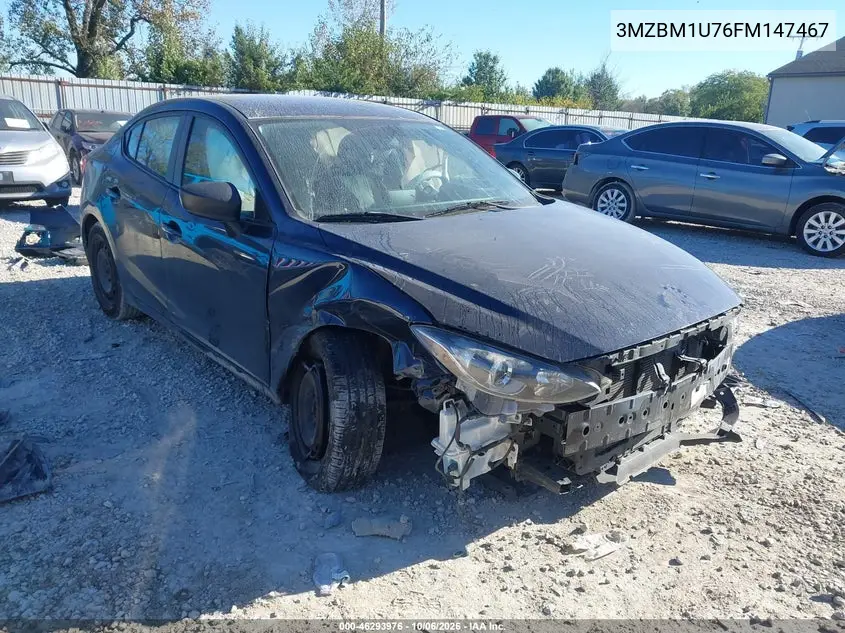 MAZDA 3 2015, VIN 3MZBM1U76FM147467