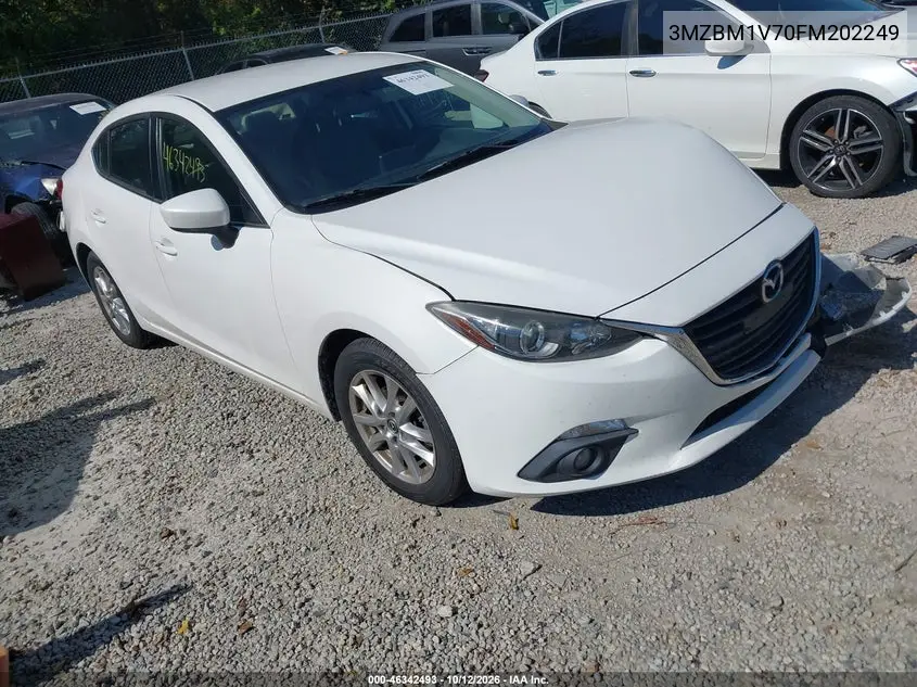 MAZDA 3 2015, VIN 3MZBM1V70FM202249