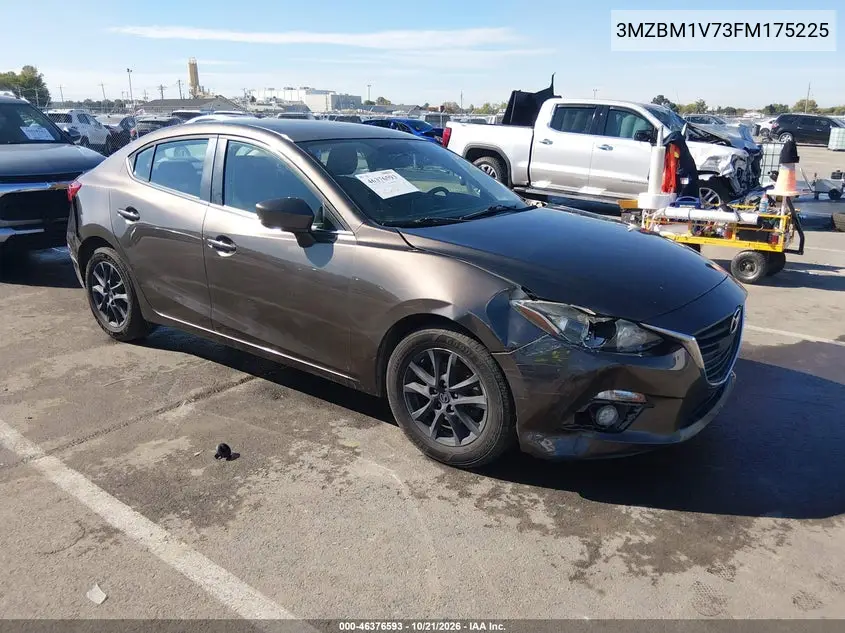 MAZDA 3 2015, VIN 3MZBM1V73FM175225