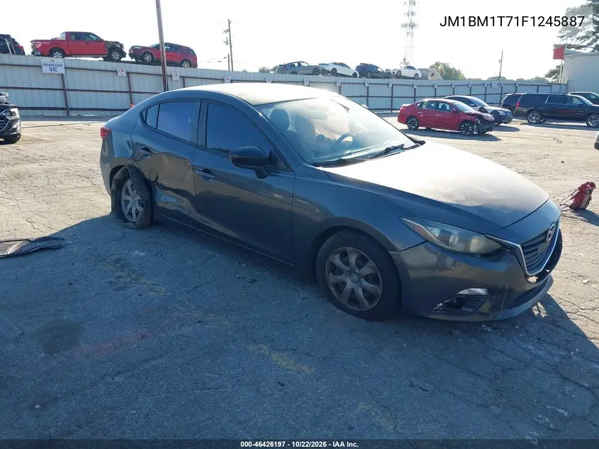 MAZDA 3 2015, VIN JM1BM1T71F1245887
